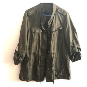 Olive green lightweight jacket